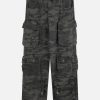 Concert Outfit Multi-Pocket Camouflage Cargo Pants