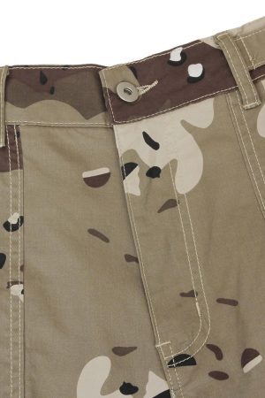 Concert Outfit Multi-Pocket Cargo Camouflage Pants