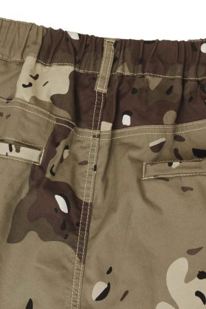 Concert Outfit Multi-Pocket Cargo Camouflage Pants