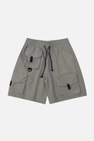 Concert Outfit Multi-Pocket Cargo Shorts