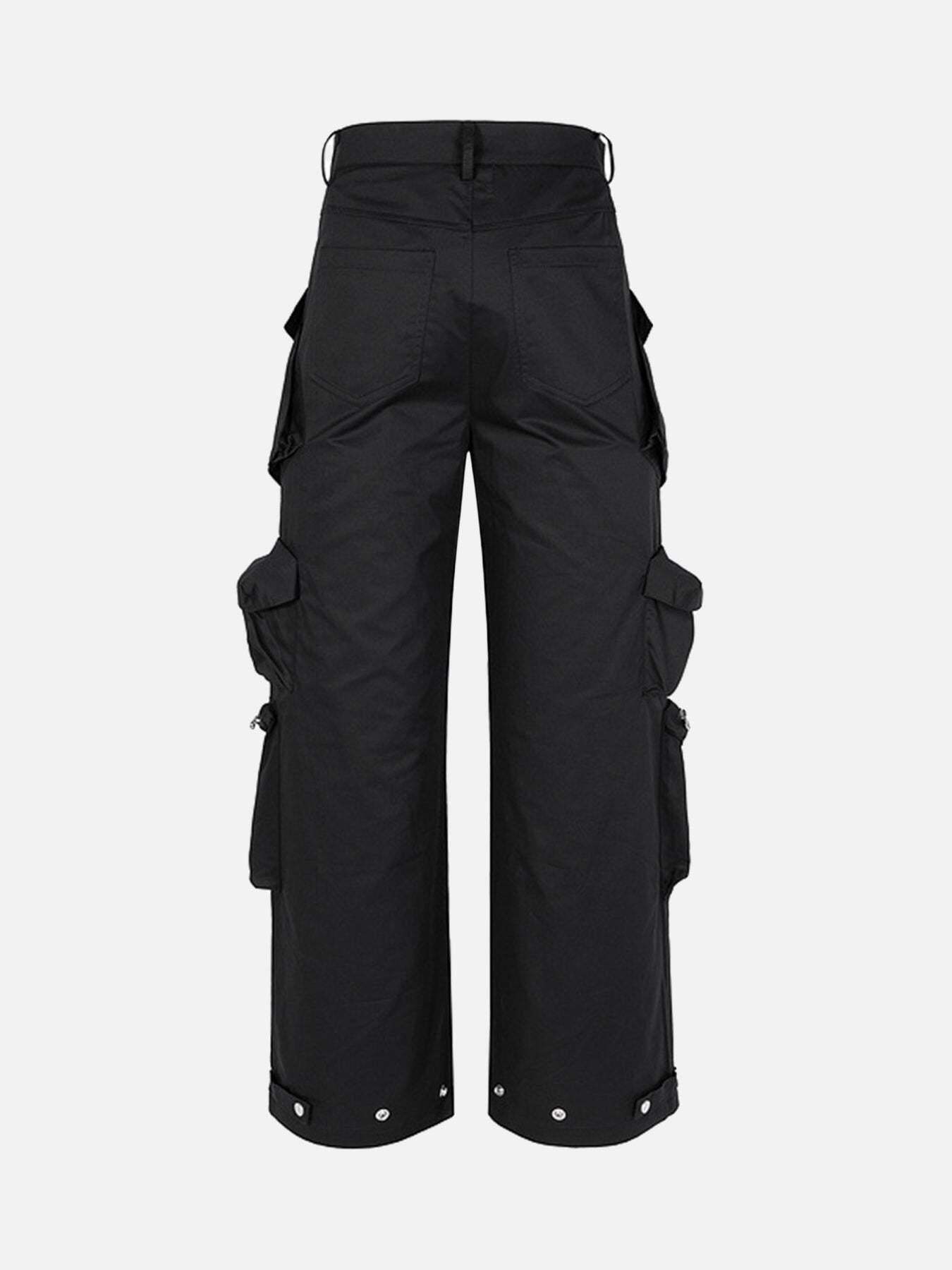 Concert Outfit Multi-Pocket Functional Casual Workwear Wide Leg Pants Concert Outfit Multi-Pocket Functional Casual Workwear Wide Leg Pants