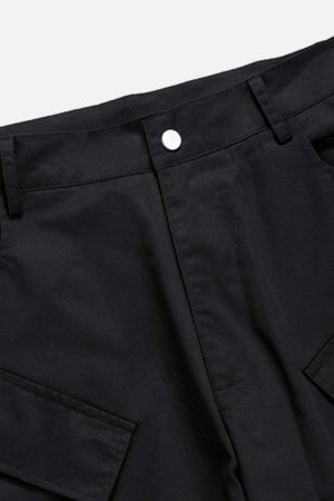 Concert Outfit Multi-Pocket Functional Casual Workwear Wide Leg Pants