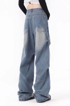 Concert Outfit Multiple Wrinkle Jeans
