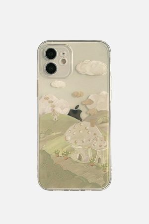 Concert Outfit Mushroom Landscape Mobile Phone Case For iPhone