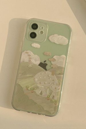 Concert Outfit Mushroom Landscape Mobile Phone Case For iPhone