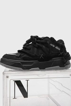 Concert Outfit Niche Trendy Thick-Soled Board Shoes