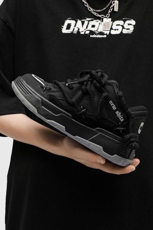 Concert Outfit Niche Trendy Thick-Soled Board Shoes