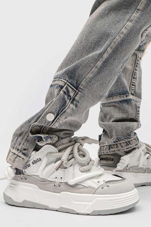 Concert Outfit Niche Trendy Thick-Soled Board Shoes