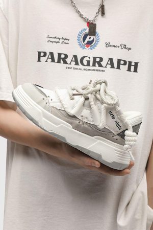 Concert Outfit Niche Trendy Thick-Soled Board Shoes