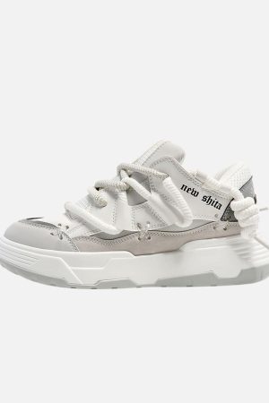 Concert Outfit Niche Trendy Thick-Soled Board Shoes