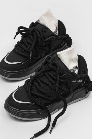 Concert Outfit Niche Trendy Thick-Soled Board Shoes