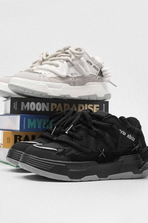 Concert Outfit Niche Trendy Thick-Soled Board Shoes