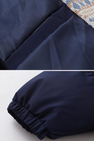 Concert Outfit Nordic Patterned Winter Coat