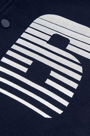 Concert Outfit Number 56 Embroidered PU Baseball Jacket