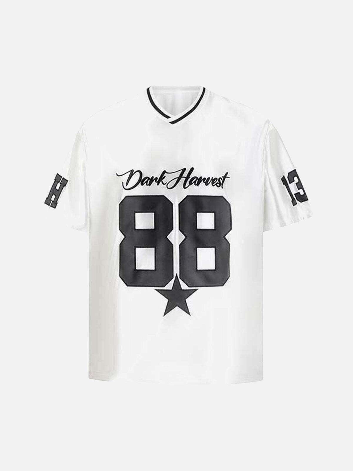 Concert Outfit Number '88' Sports Jersey Print T-Shirt Concert Outfit Number '88' Sports Jersey Print T-Shirt