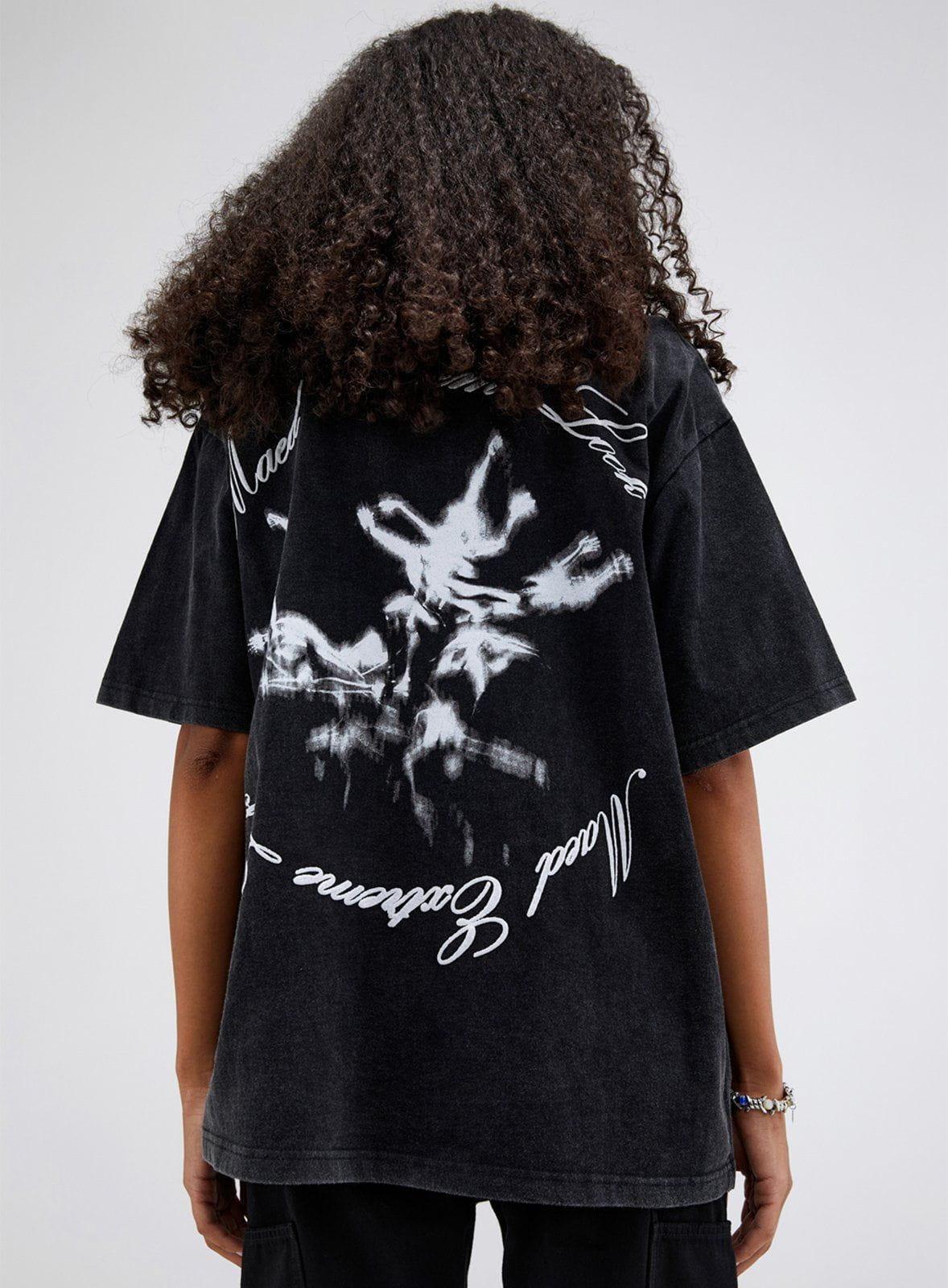 Concert Outfit Obscure Monster Graphic Tee Concert Outfit Obscure Monster Graphic Tee