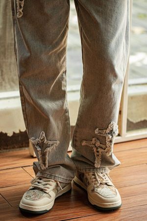 Concert Outfit Oil Painting Forest Print Skate Shoes