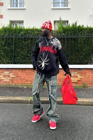 Concert Outfit Old Raw Hem Straight Leg Micro Flare Jeans