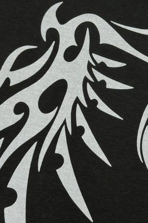 Concert Outfit Original Bone Wing Street Rap T-Shirt