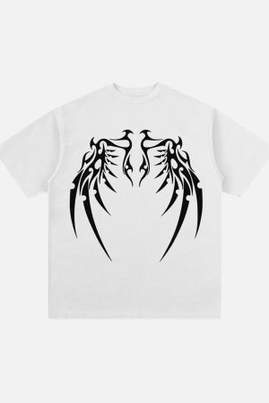Concert Outfit Original Bone Wing Street Rap T-Shirt