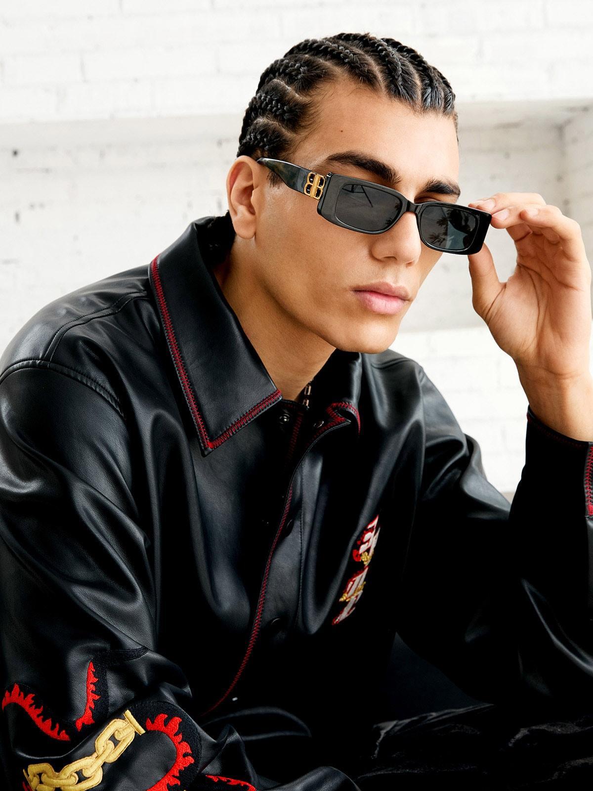 Concert Outfit Original Embroidered Leather Shirt Concert Outfit Original Embroidered Leather Shirt