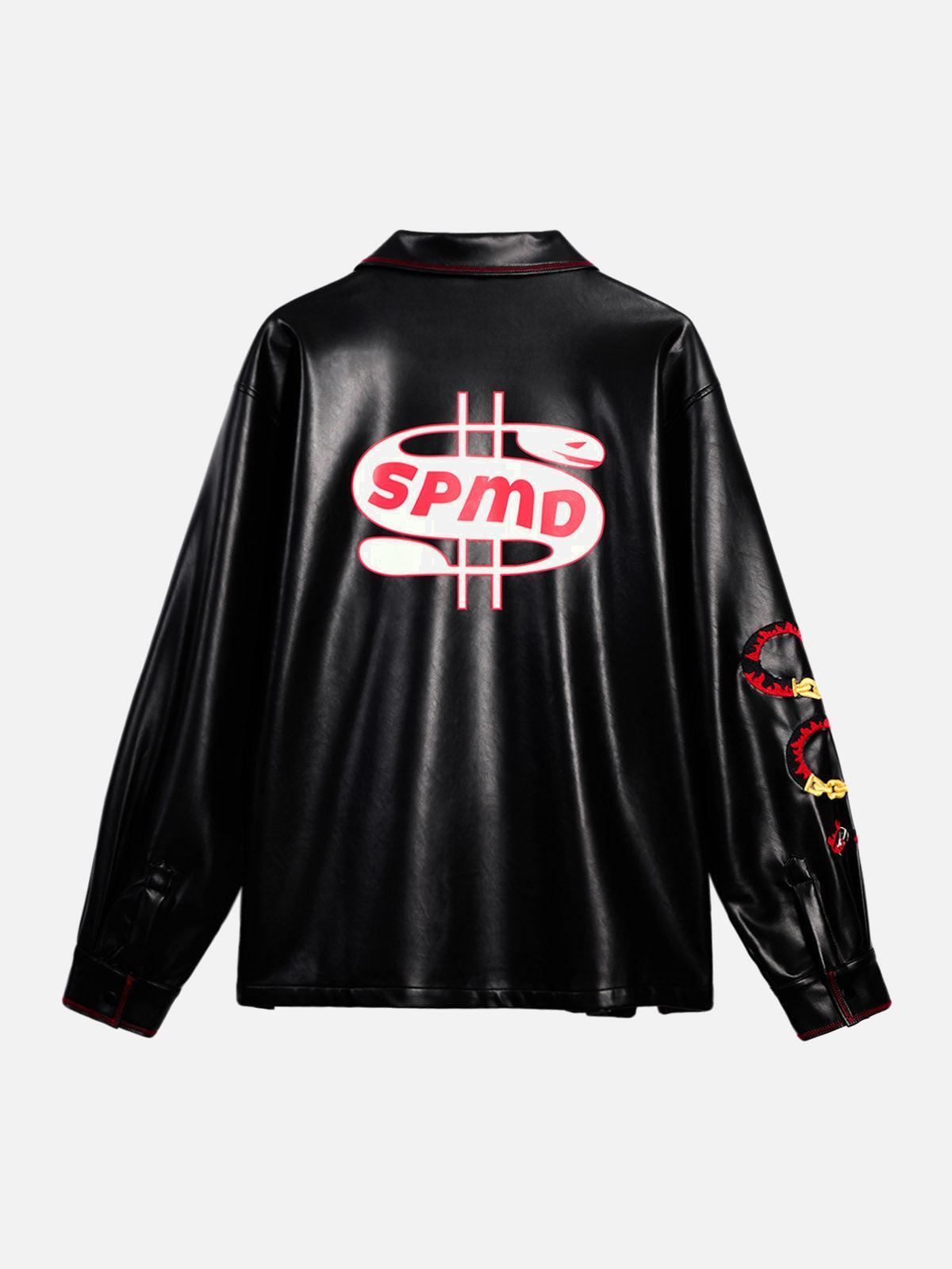 Concert Outfit Original Embroidered Leather Shirt Concert Outfit Original Embroidered Leather Shirt