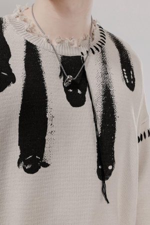 Concert Outfit Out Of Body' Knit Sweater