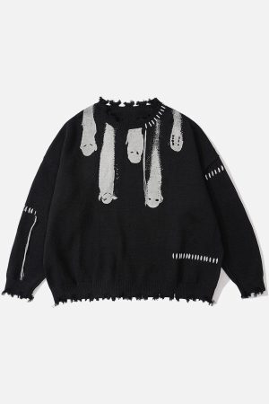 Concert Outfit Out Of Body' Knit Sweater