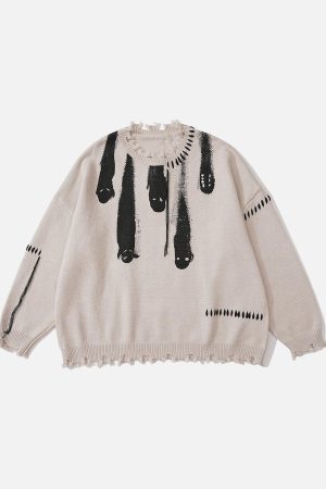 Concert Outfit Out Of Body' Knit Sweater