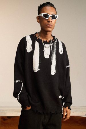 Concert Outfit Out Of Body' Knit Sweater