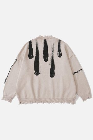 Concert Outfit Out Of Body' Knit Sweater