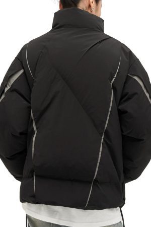 Concert Outfit Oversize Deconstructed Cotton Jacket