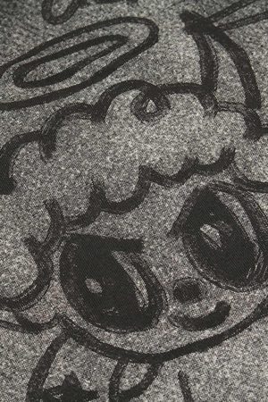 Concert Outfit Oversized Angel Graphic T-Shirt