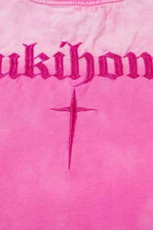 Concert Outfit Oversized Cross and Studed T-Shirt