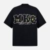 Concert Outfit Oversized Embroidered Floral Letter T-Shirt
