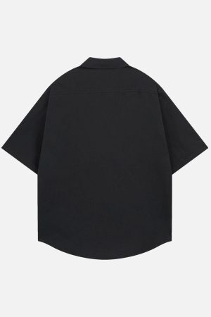 Concert Outfit Oversized Graphic Cartoon Letter Print Short-Sleeve Shirt