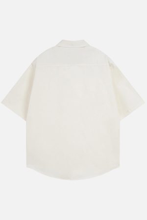 Concert Outfit Oversized Graphic Cartoon Letter Print Short-Sleeve Shirt