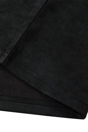 Concert Outfit Oversized Graphic Suede Print T-Shirt