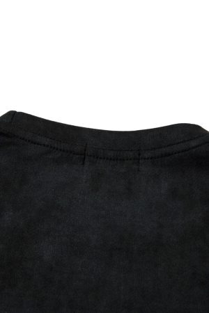 Concert Outfit Oversized Graphic Suede Print T-Shirt