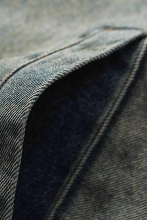 Concert Outfit Oversized Hip-Hop Embroidered Patch Denim Jacket