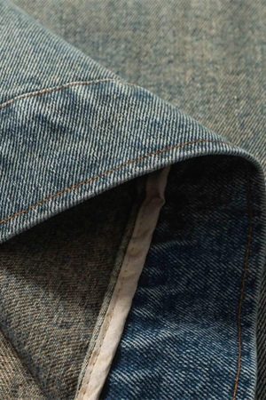 Concert Outfit Oversized Hip-Hop Embroidered Patch Denim Jacket