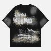 Concert Outfit Oversized Letter Graphic T-Shirt
