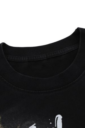 Concert Outfit Oversized Letter Graphic T-Shirt