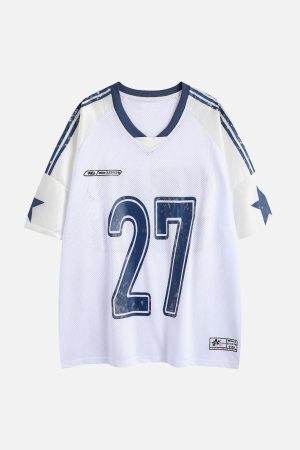 Concert Outfit Oversized NO. 27 Sports Jersey T-Shirt