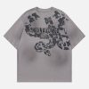Concert Outfit Oversized Snake Graphic T-Shirt