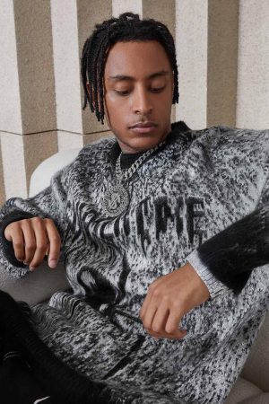 Concert Outfit Oversized Spider Sweater