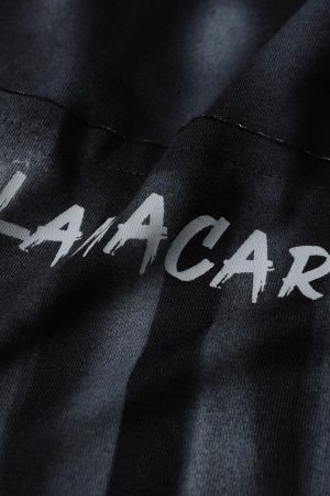 Concert Outfit Oversized Tie-Dye Embroidered Letter T-Shirt