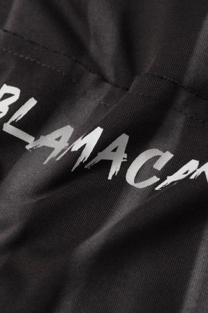 Concert Outfit Oversized Tie-Dye Embroidered Letter T-Shirt