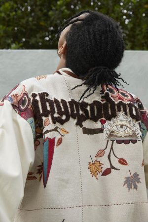 Concert Outfit Owl Patch Embroidered Baseball Jersey