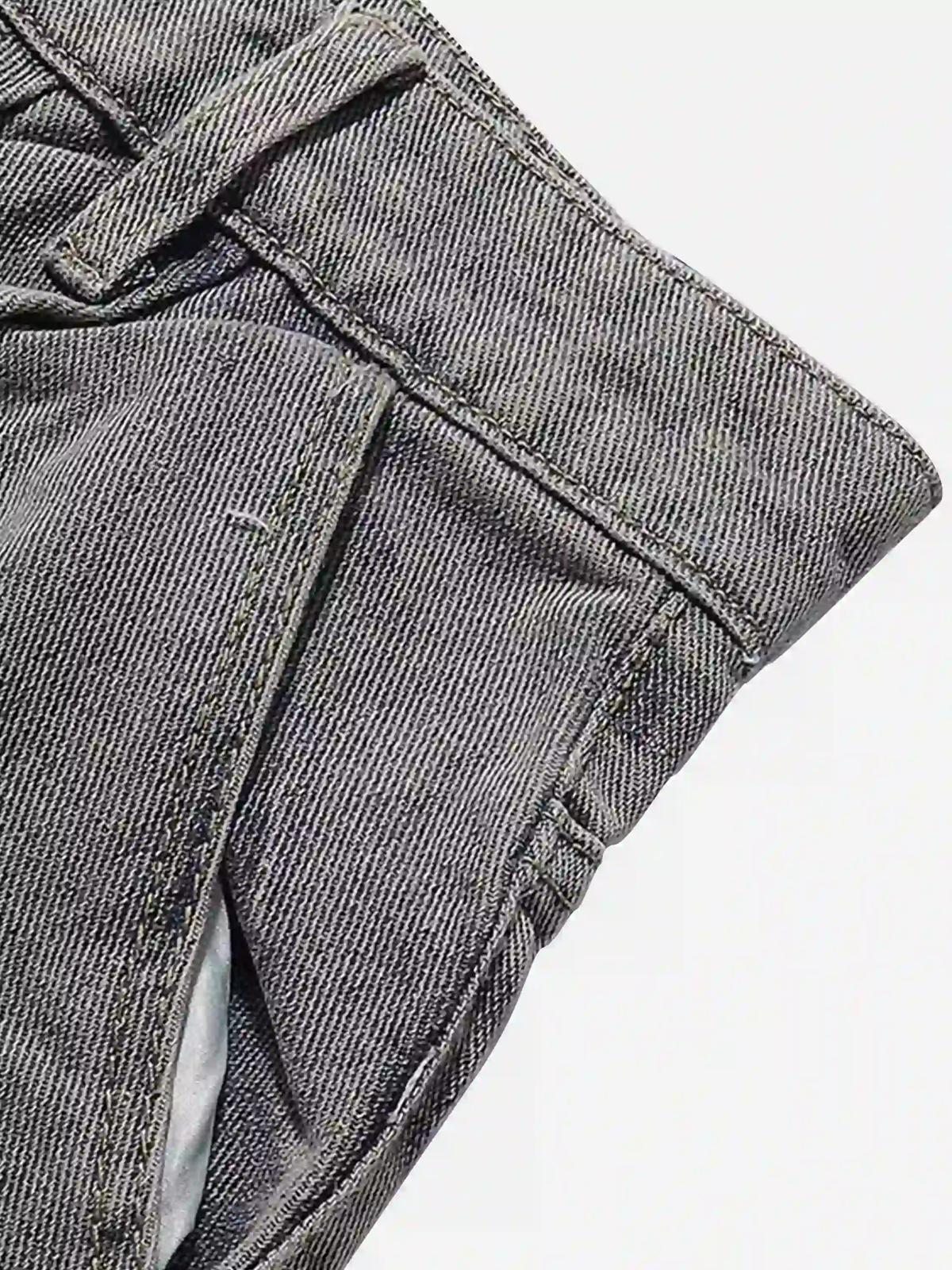 Concert Outfit Painted Washed Multi-Pocket Cargo Jeans Concert Outfit Painted Washed Multi-Pocket Cargo Jeans